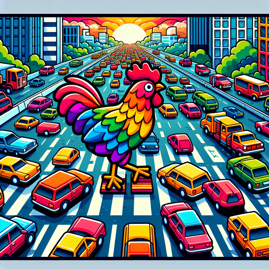 Graphics of Chicken Road 2 game
